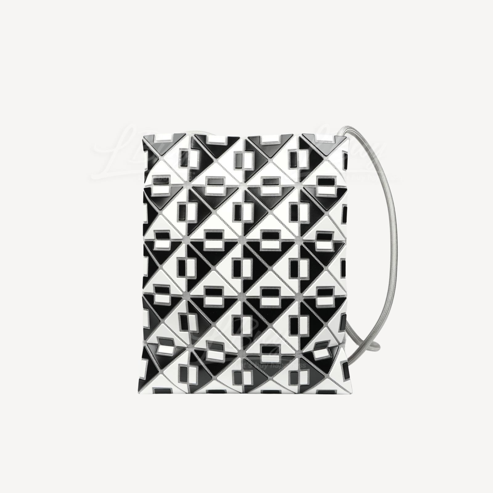 Bao Bao Connect 5X4 White X Black Shoulder Bag AG801-17