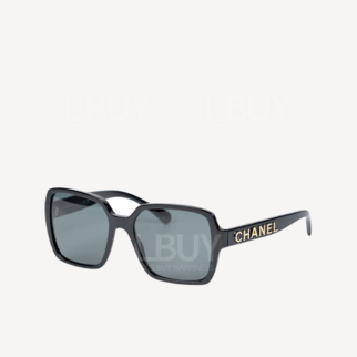 Chanel Gold Logo Square Sunglasses 0CH5408