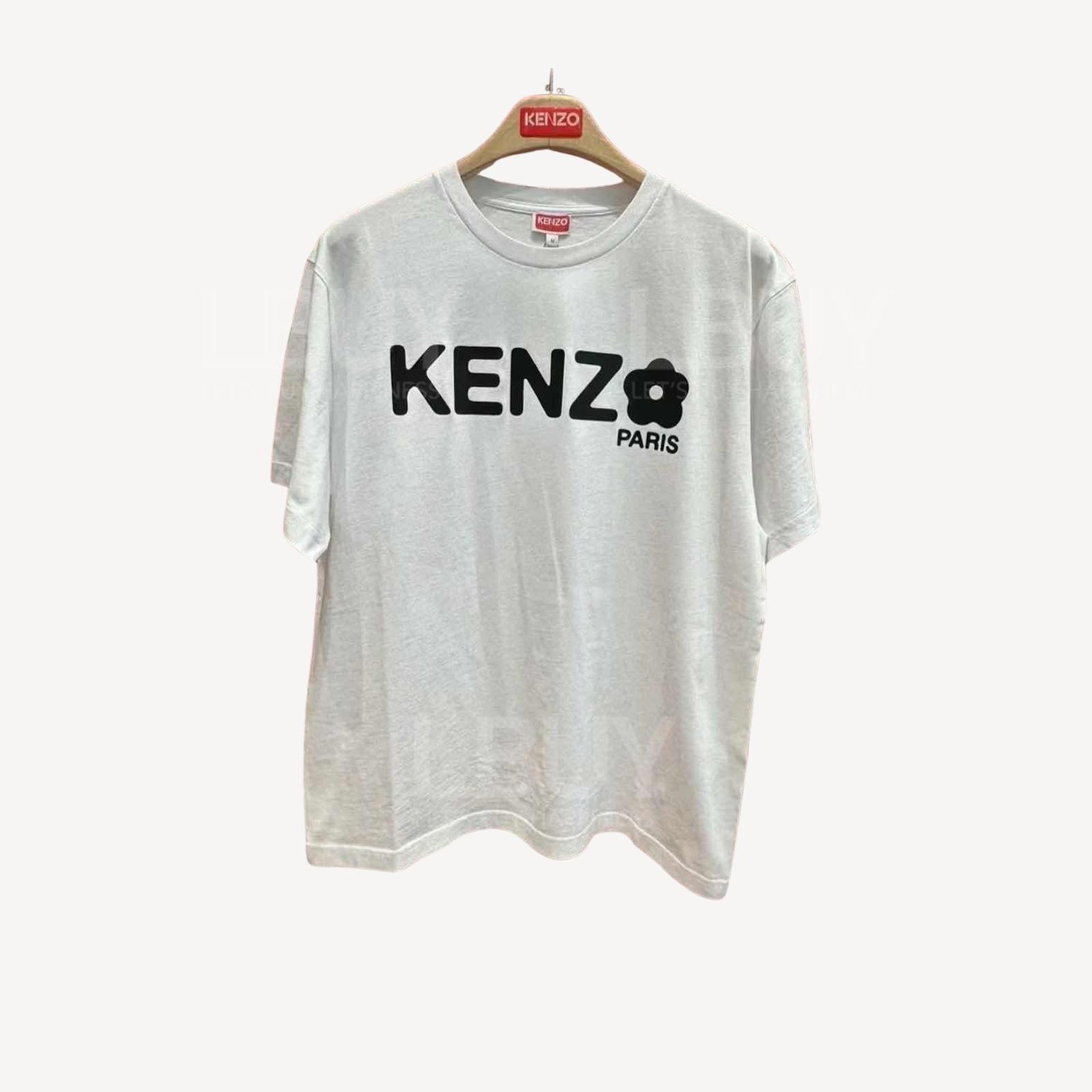 Kenzo 白色印花logo短袖Tee