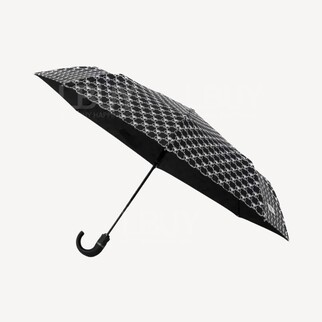 Moschino 黑色白色Logo問號雨傘