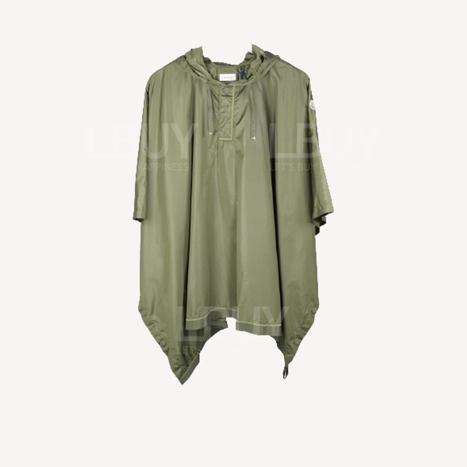 Moncler 臂章军绿色斗篷