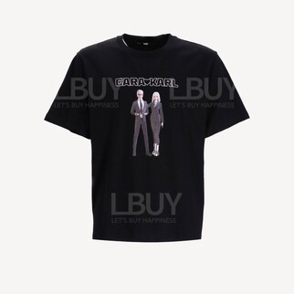 Cara Loves Karl Avatar T-Shirt- Black 短袖