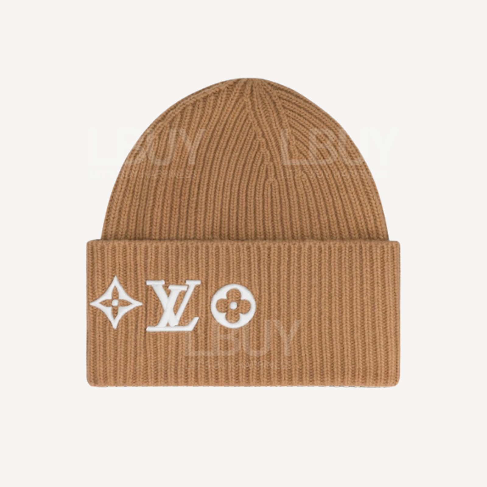 LV Monogram 花卉图桉刺绣 Headline 冷帽 骆驼色 M77871