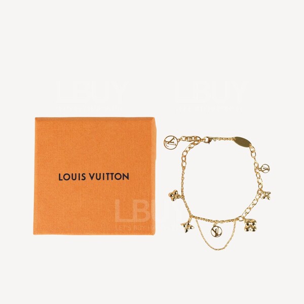 Louis Vuitton-LV Blooming Supple LV Logo Monogram Floral Charm 