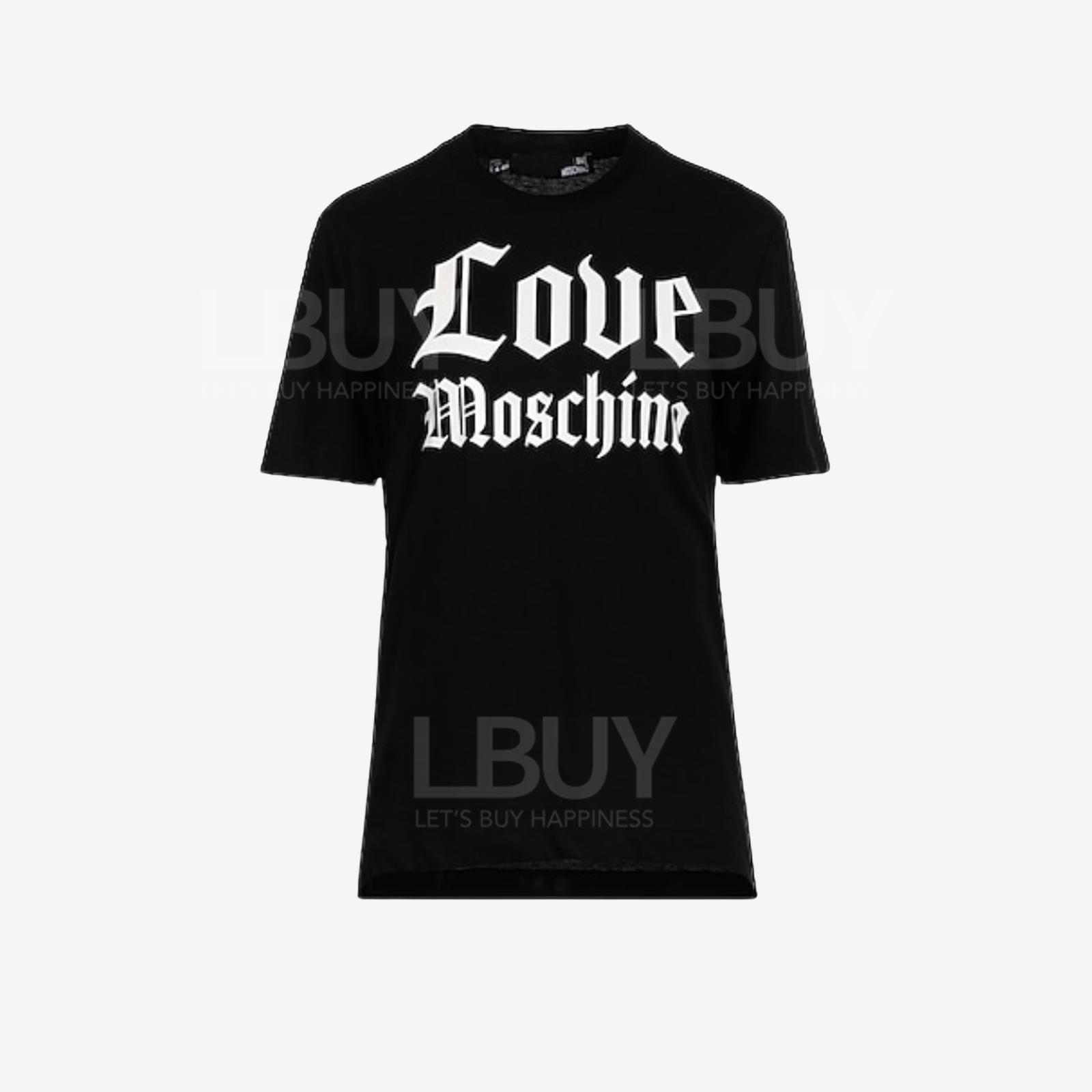 Love Moschino黑色Logo短袖Tee