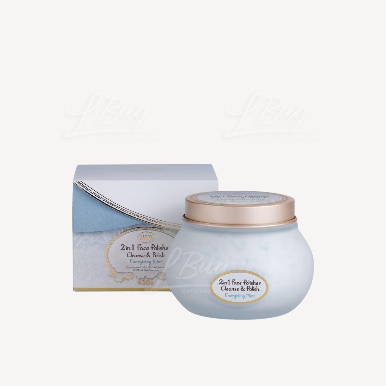 SABON 舒活薄荷清新瑩亮2合1 面部磨砂潔面霜  200ml