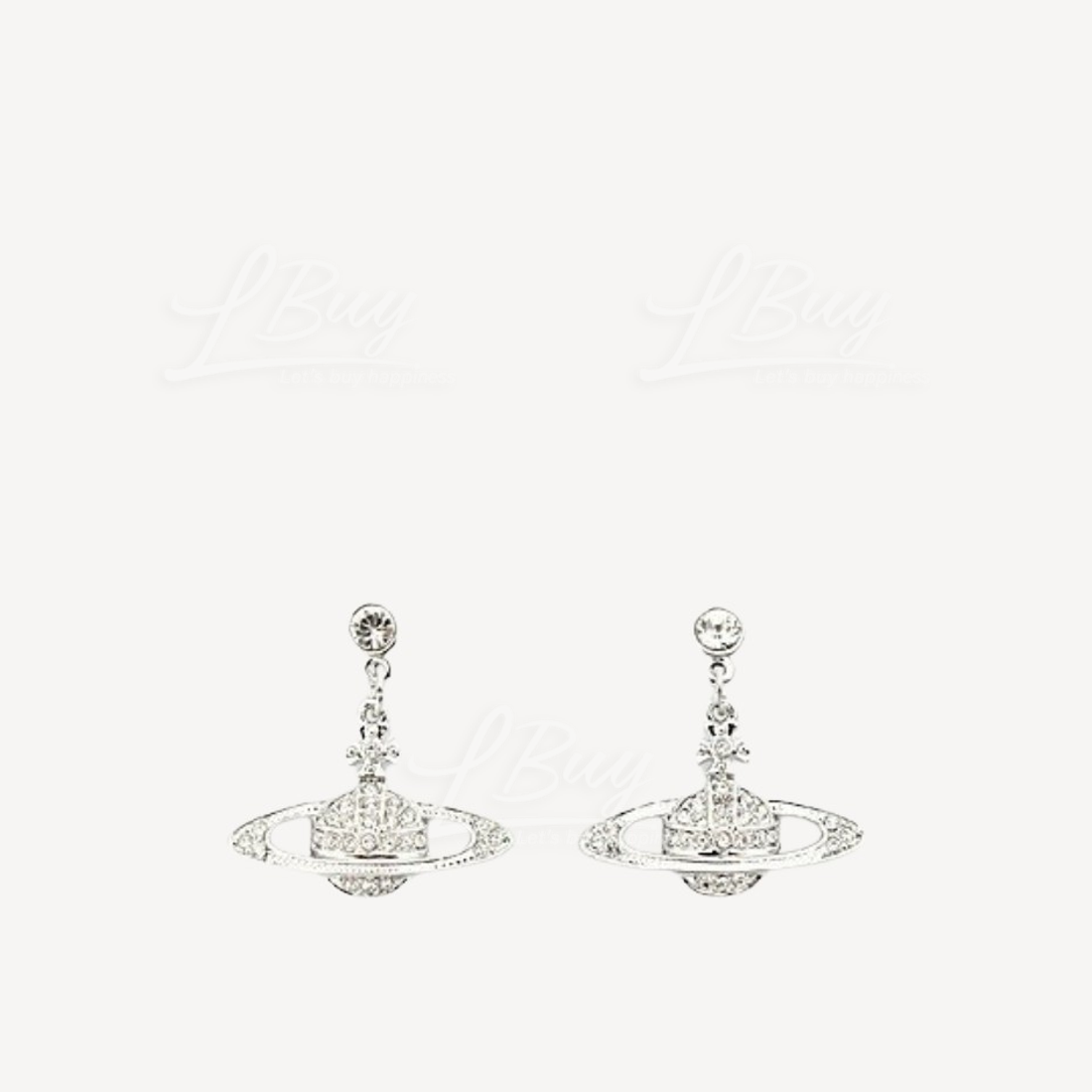 Vivienne Westwood Mini Bas Relief Drop Earrings 銀色垂吊款耳環