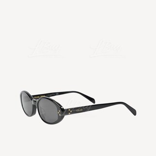 Celine Oval Mini Triomphe Logo Sunglasses