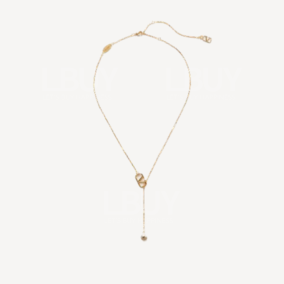 Valentino Garavani 金色 VLogo 項鍊