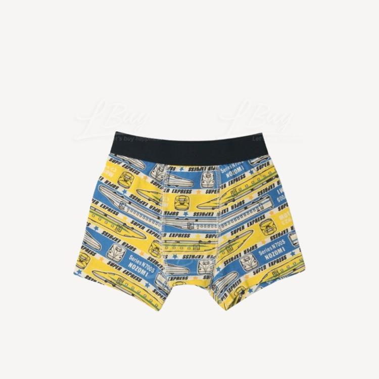 Shinkansen Dr. Yellow Boys Boxer Yellow Colour (2 Pieces) (Size: 100-120)