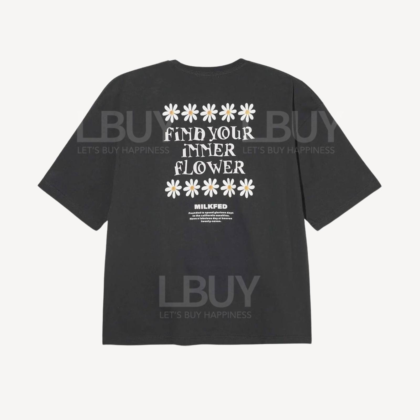 MILKFED FLOWER S/S TEE