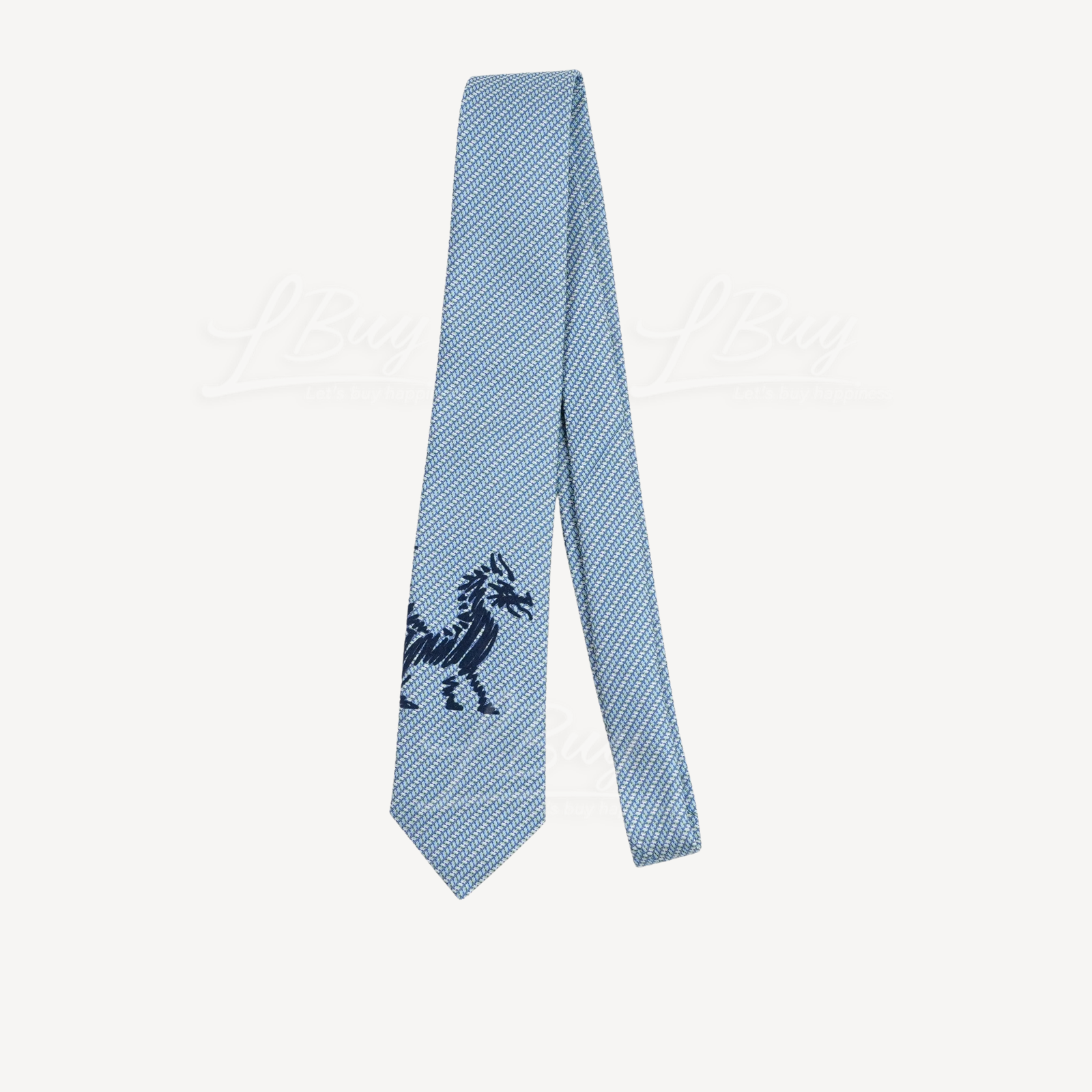 Hermes Dragon Velvet 領呔 薰衣草紫 綠色 海軍藍