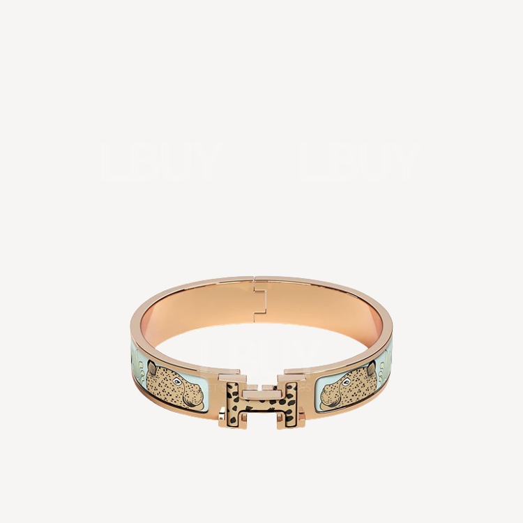 Hermes Clic H Colliers et Chiens bracelet Songe Pastel