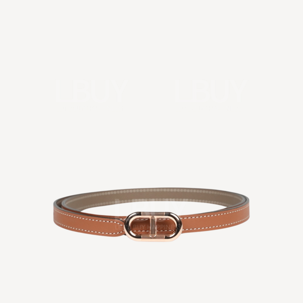 Hermès-Hermes Maillon H Belt Buckle & Reversible Leather