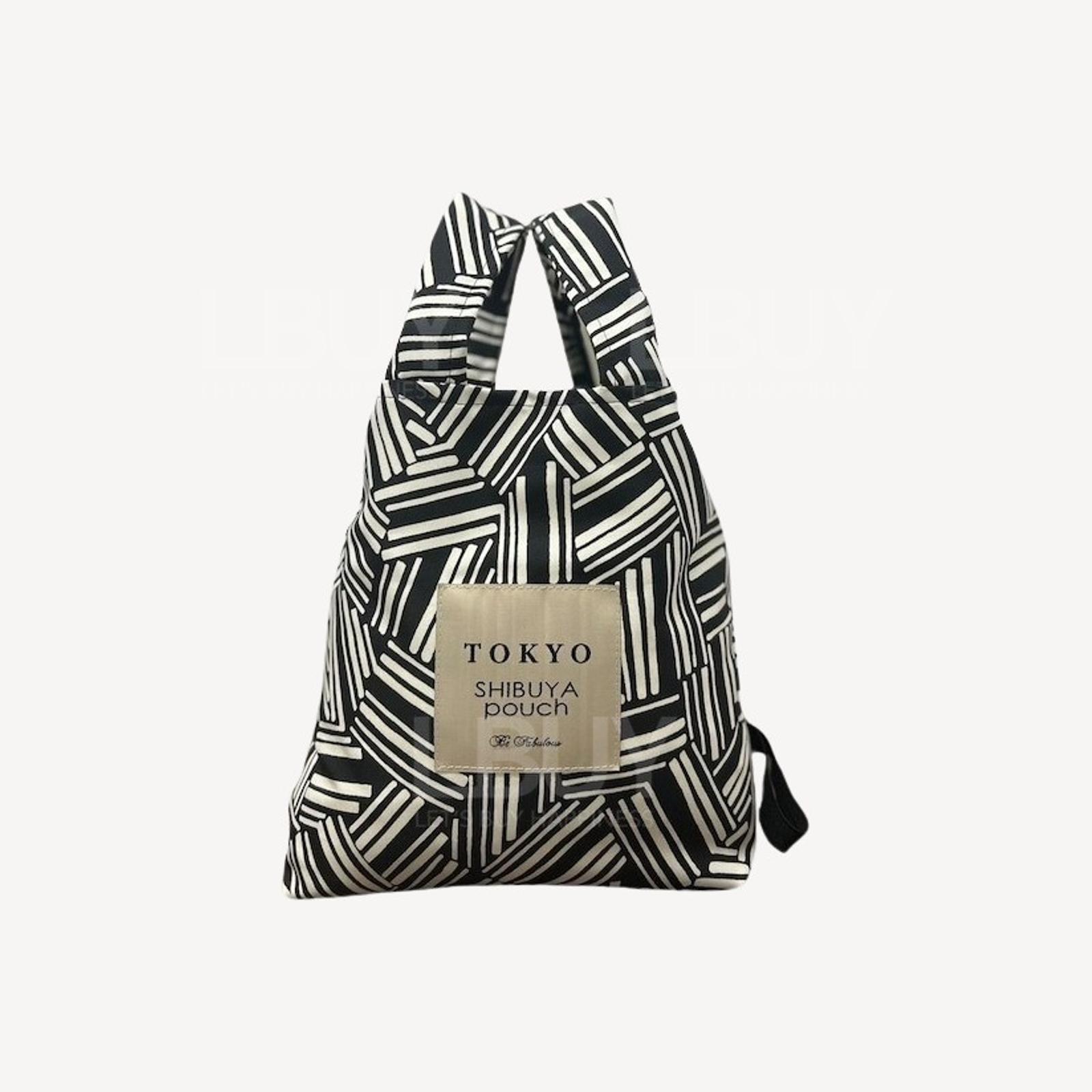 shibuya pouch 飯袋（黑白條紋）