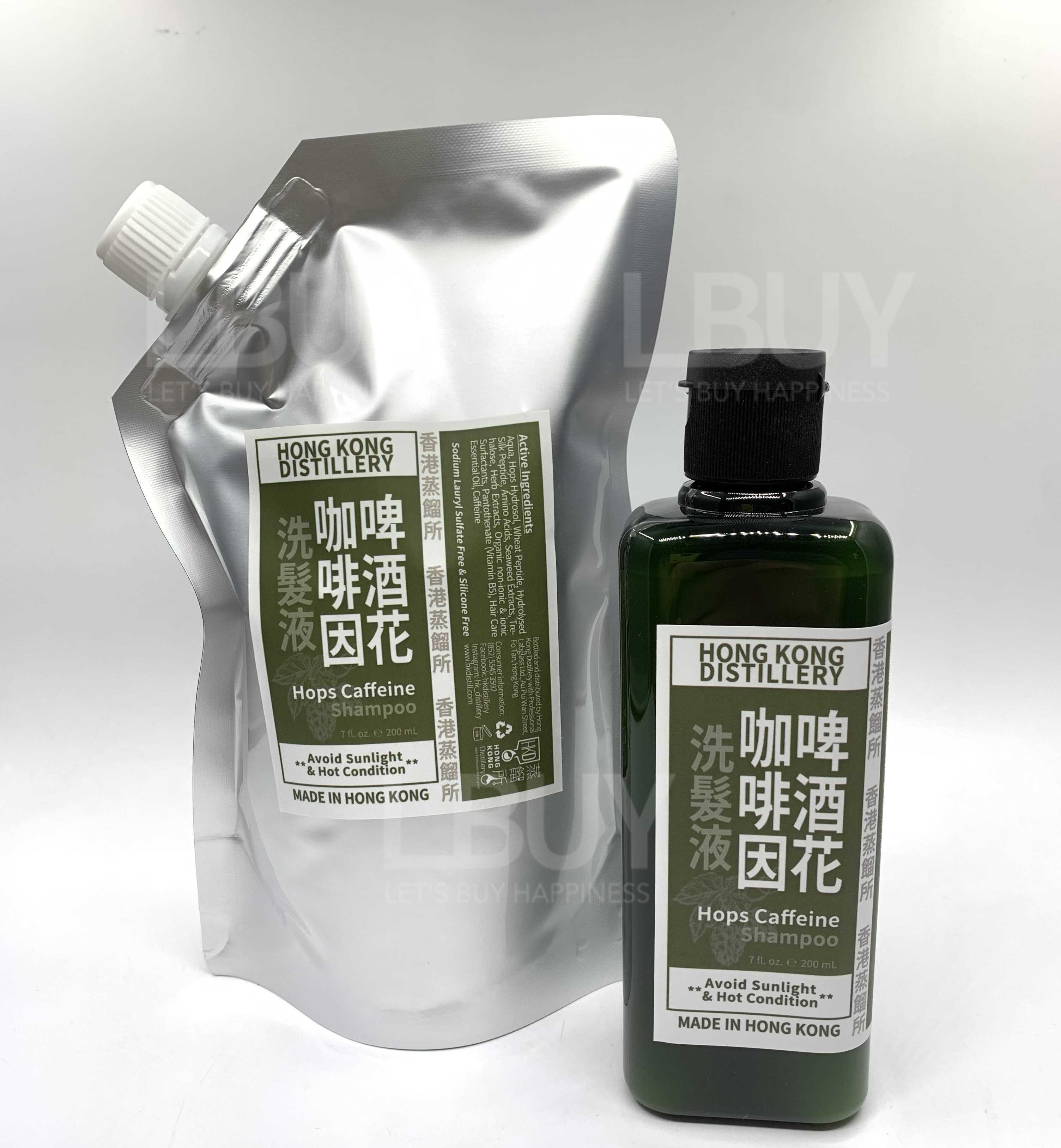 香港蒸餾所 啤酒花咖啡因洗髮液 (補充裝)500ml