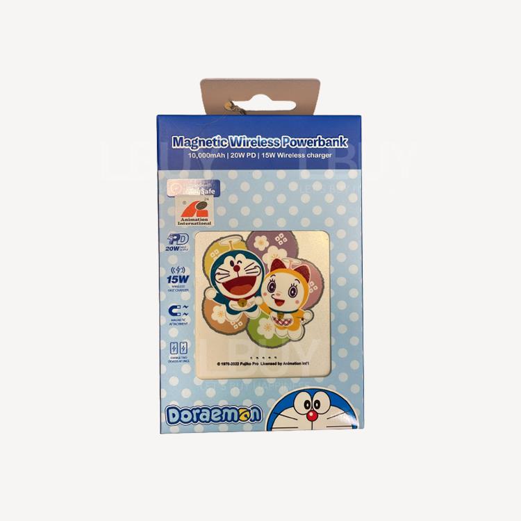 多啦A夢 10,000mAh 磁吸無線快速充電器 DM03