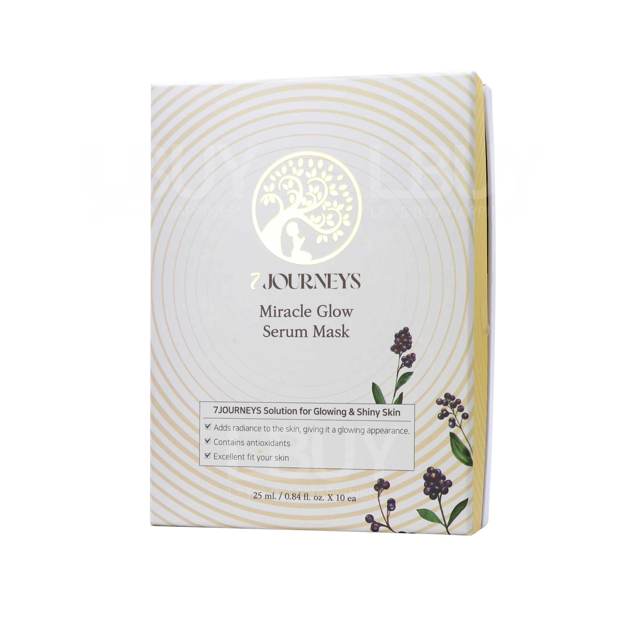 7 Journeys奇蹟亮采精華面膜 25ml x 10ea