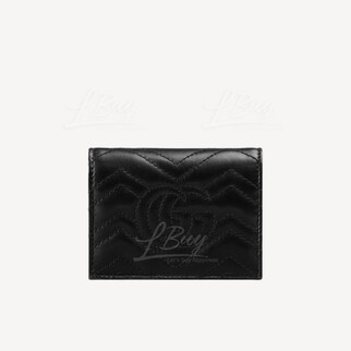 Gucci GG Marmont Leather Wallet Black 466492