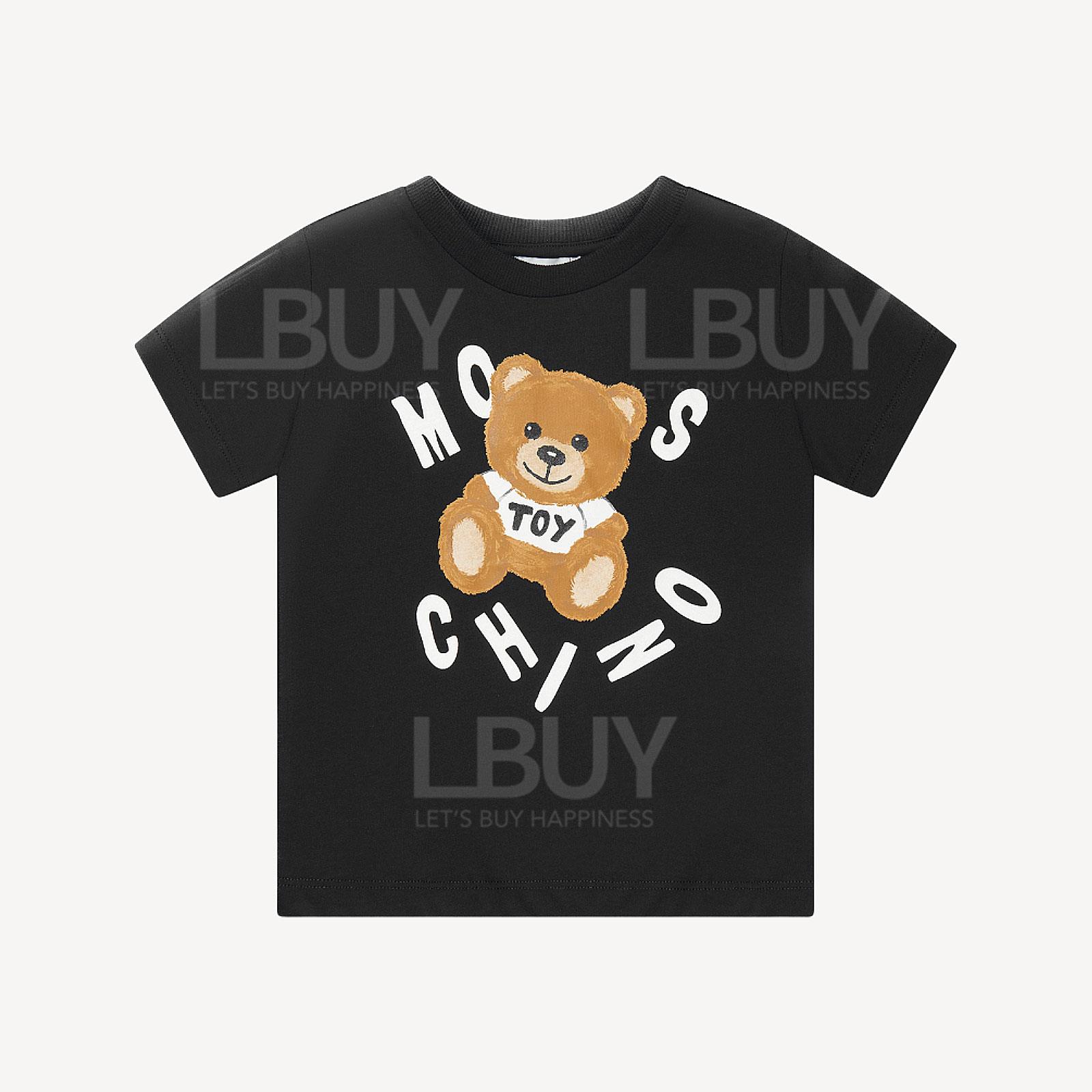 Moschino 棉質熊仔公仔Short Sleeves Tee T-Shirt Black