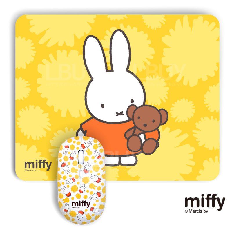 Miffy MIF31 2.4G无线滑鼠+滑鼠垫 套装 黄色