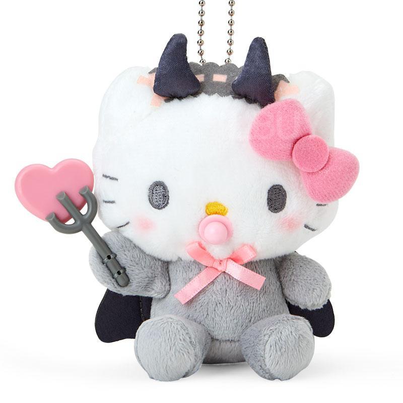 Sanrio Devil Angel BB Series Hello Kitty Fur Doll Pendant 10.5cm