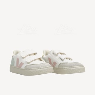 VEJA V-12 Kids 魔术贴休闲运动鞋 小白鞋 白色 多色 翡翠绿