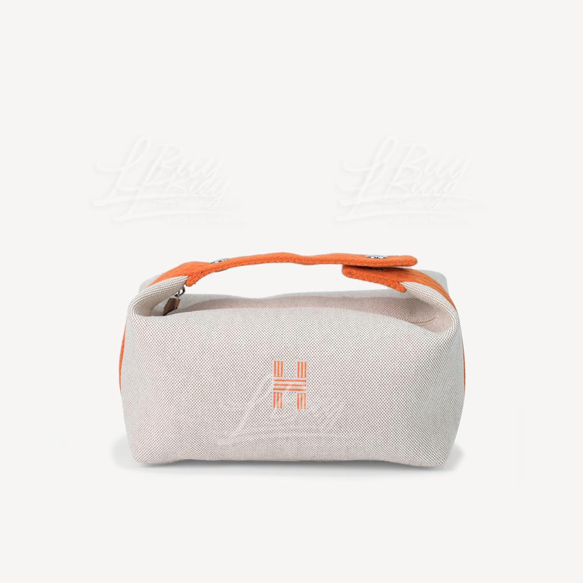 Hermes Bride-a-Brac 饭盒包 橙色编织带 大号
