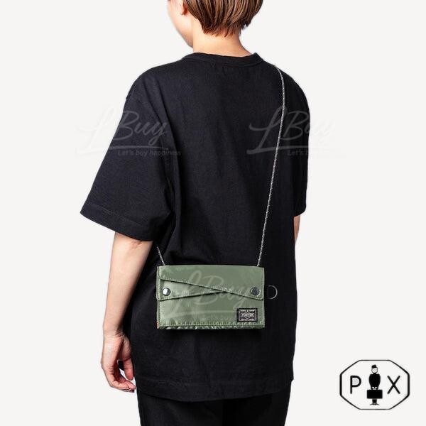 Porter-Porter PX Tanker Sling Purse (L) 掛繩銀包軍綠色