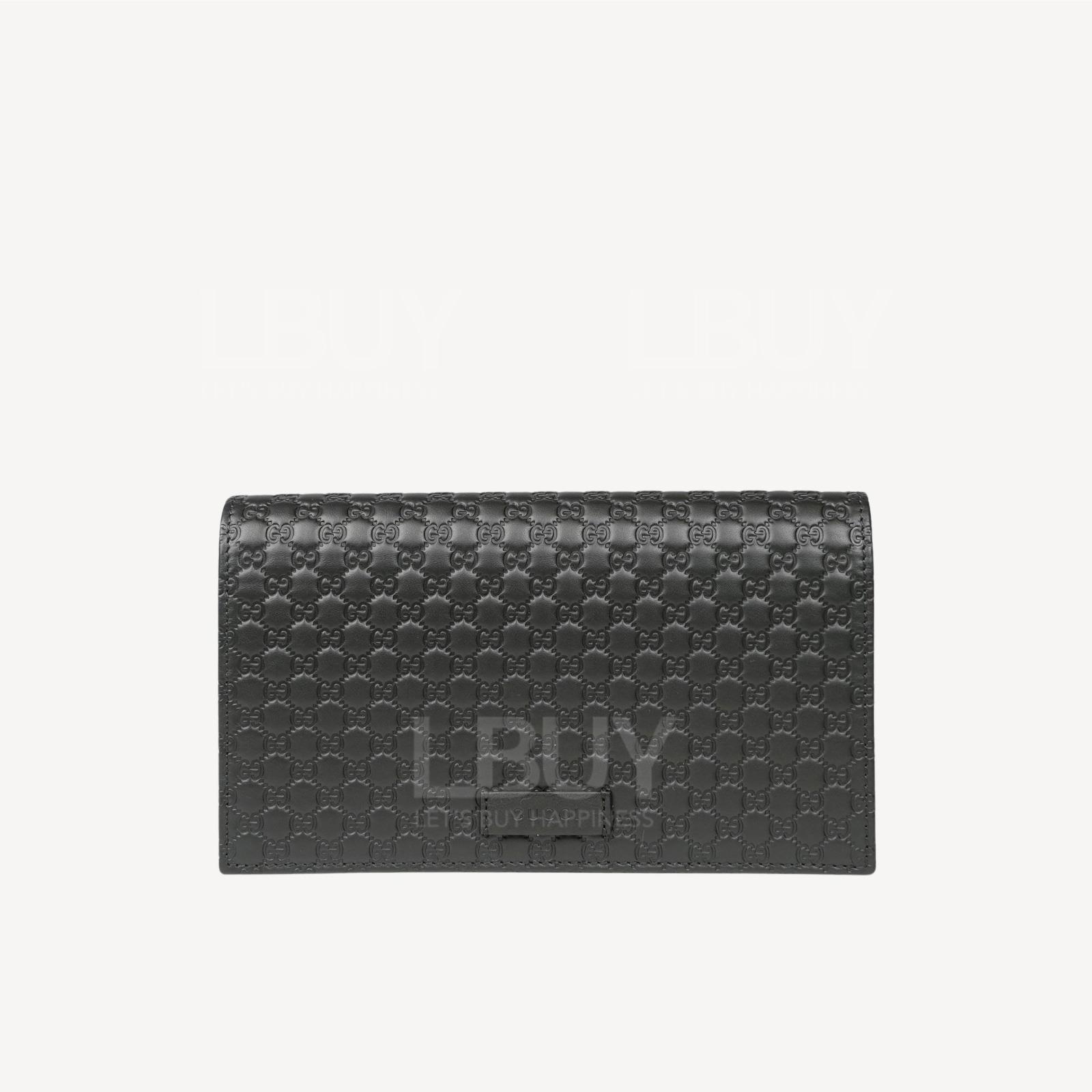 Gucci Women Wallet on Strap Black 466507