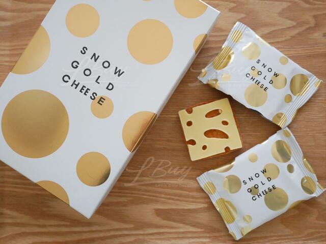 SNOW GOLD CHEESE 北海道金雪芝士朱古力餅 8入