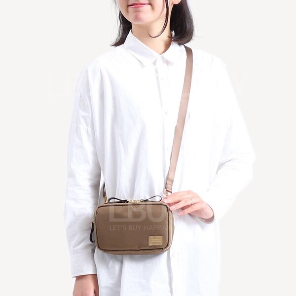 Porter-PORTER SHEA WALLET SHOULDER BAG日本製斜孭袋/銀包(卡其色)