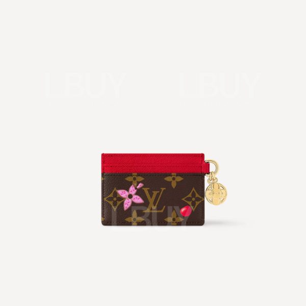 louis vuitton card holder limited edition LOUIS VUITTON Monogram Empreinte Leather Card Holder Bicolor main image 1