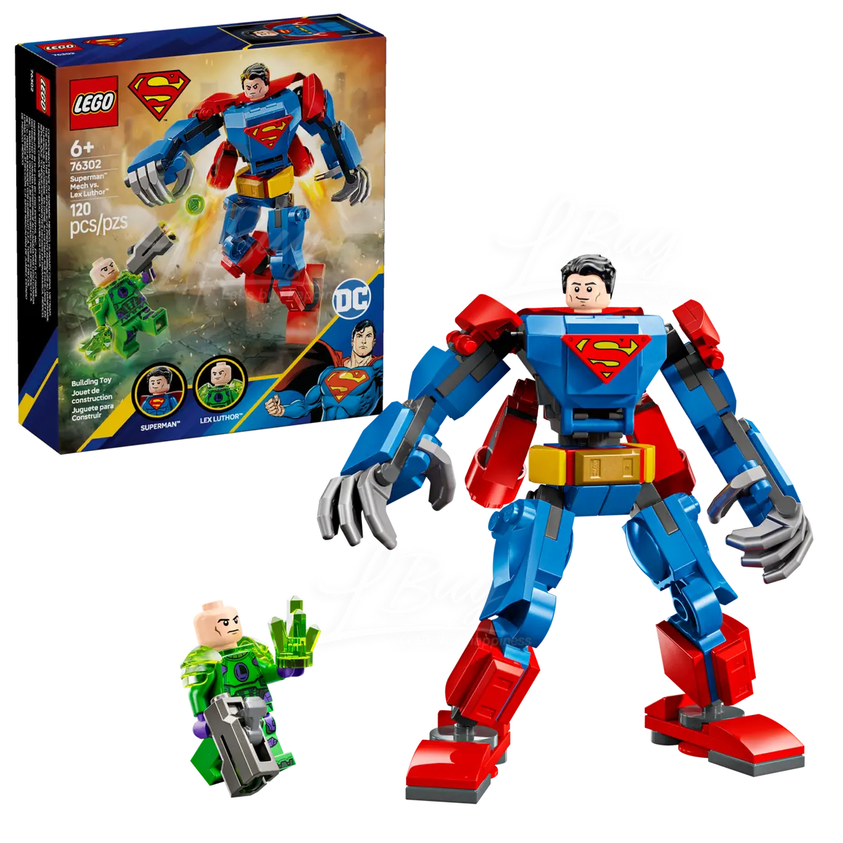 LEGO 76302 Super Heroes 超人™ 機甲大戰雷克斯路瑟™ 6+