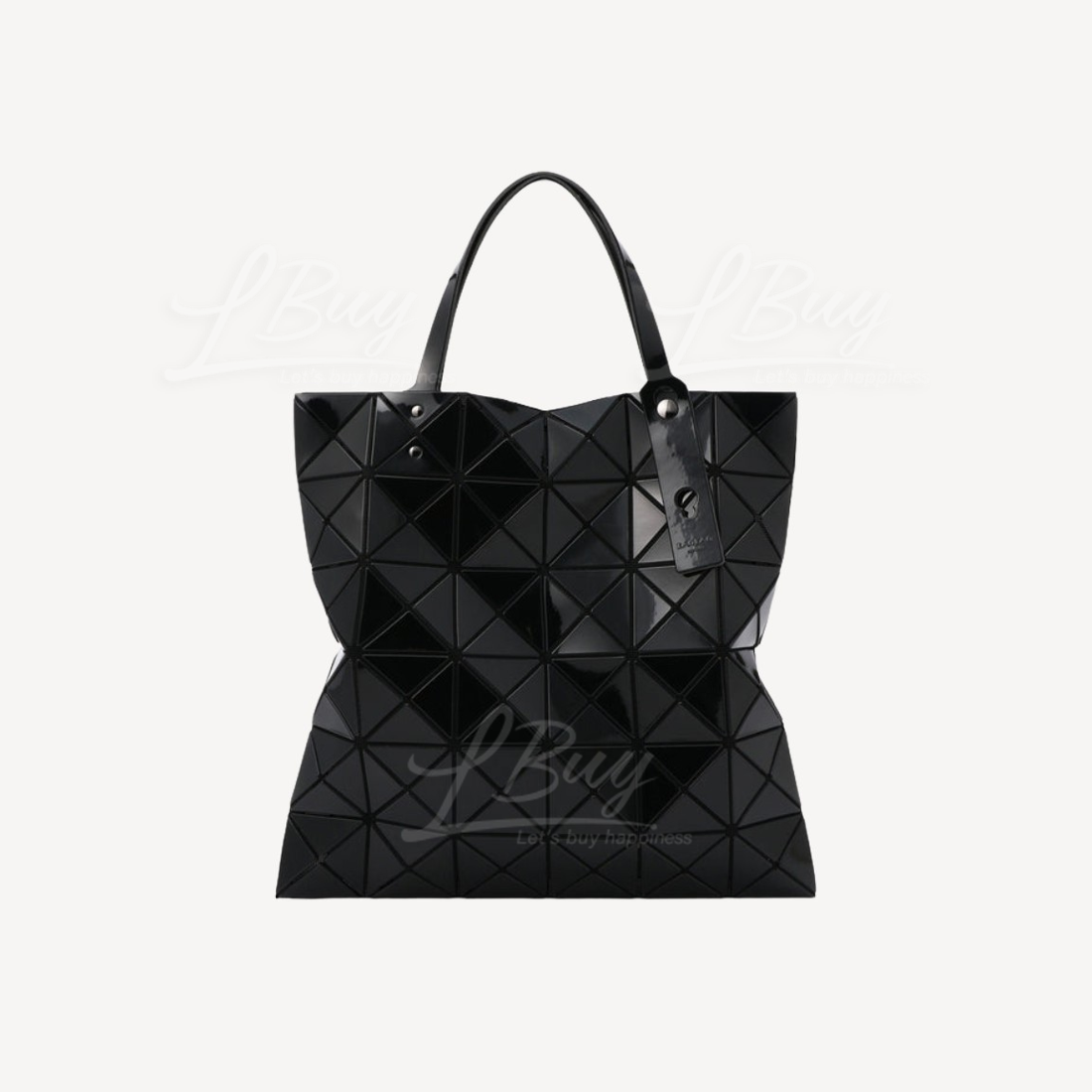 BAO BAO ISSEY MIYAKE LUCENT黑色手挽袋