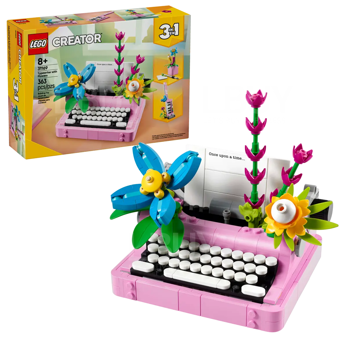LEGO 31169 Creator 3 in 1 花饰打字机 8+