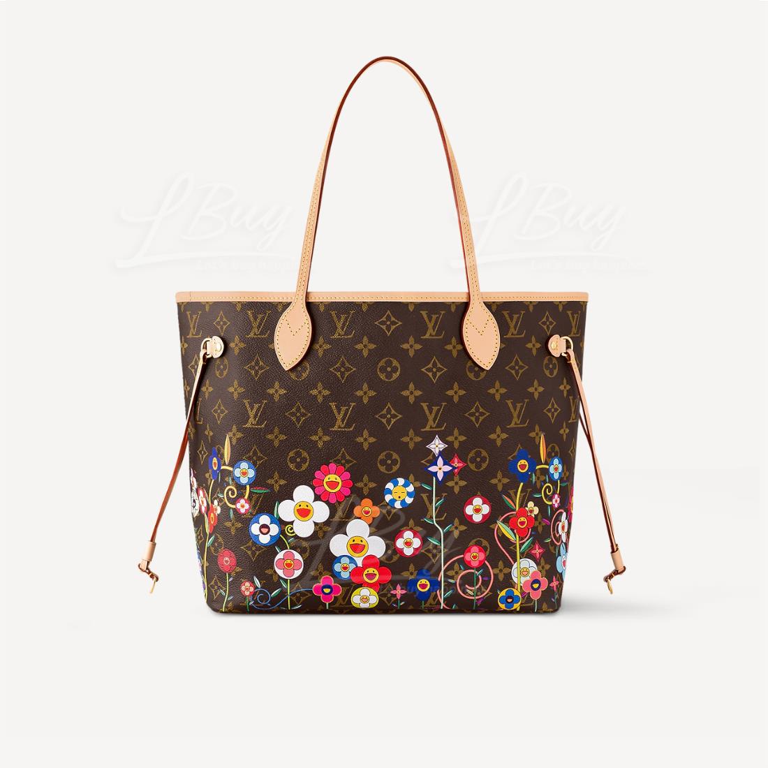 Louis Vuitton x Murakami 村上隆 花花 Neverfull MM手袋 M13271