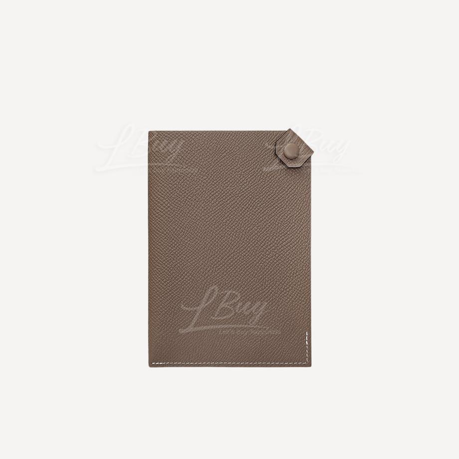 Hermes Passport Holder Etoupe