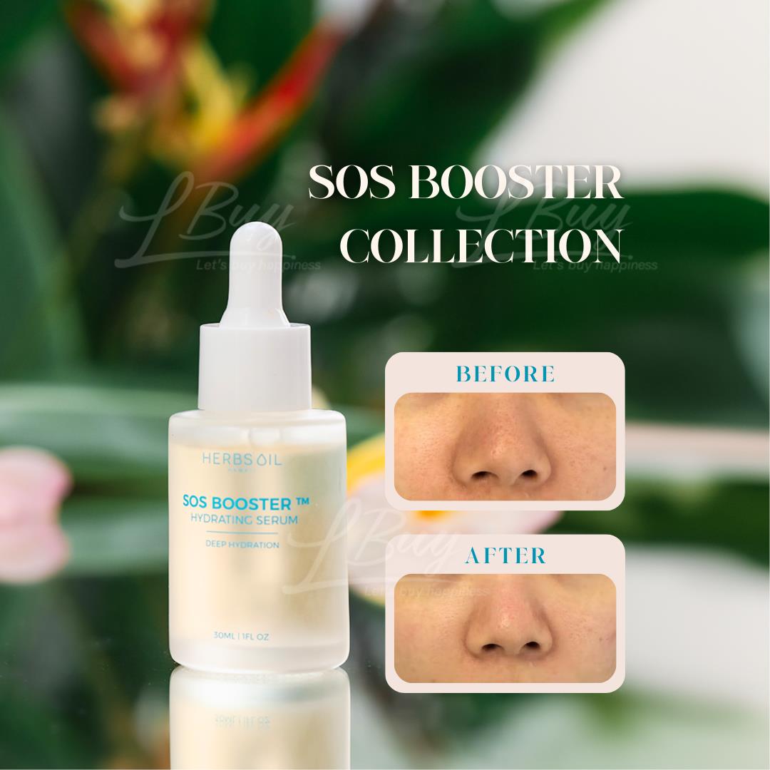 Herbs'Oil Hawaii SOS Booster 保濕精華 30ml（敏感肌膚&去油）