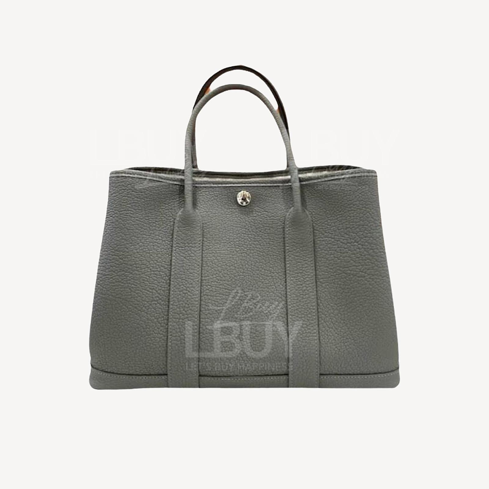 Hermes Garden Party 30 Bag 63 杏仁绿 W