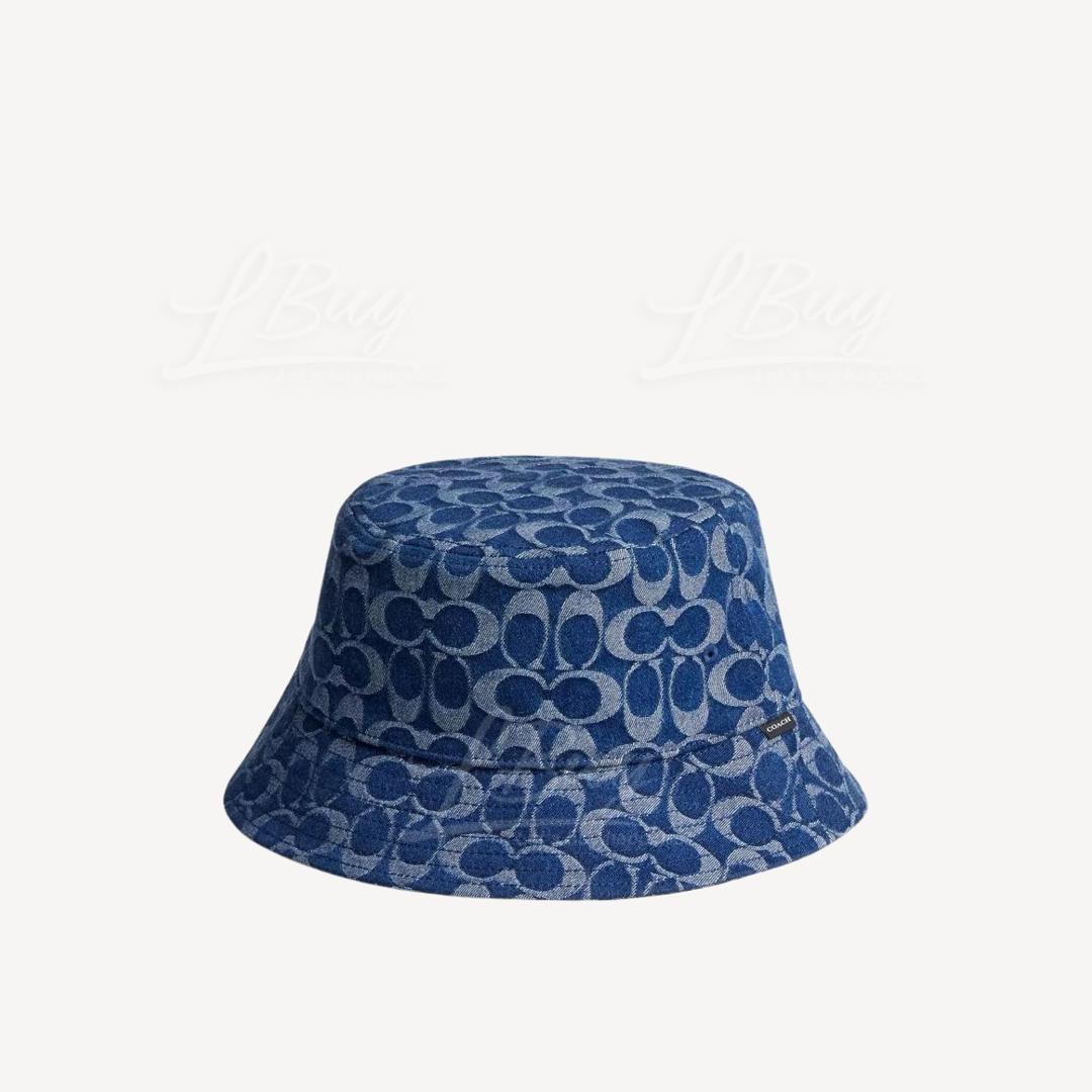 Coach  Signature Denim Bucket Hat
