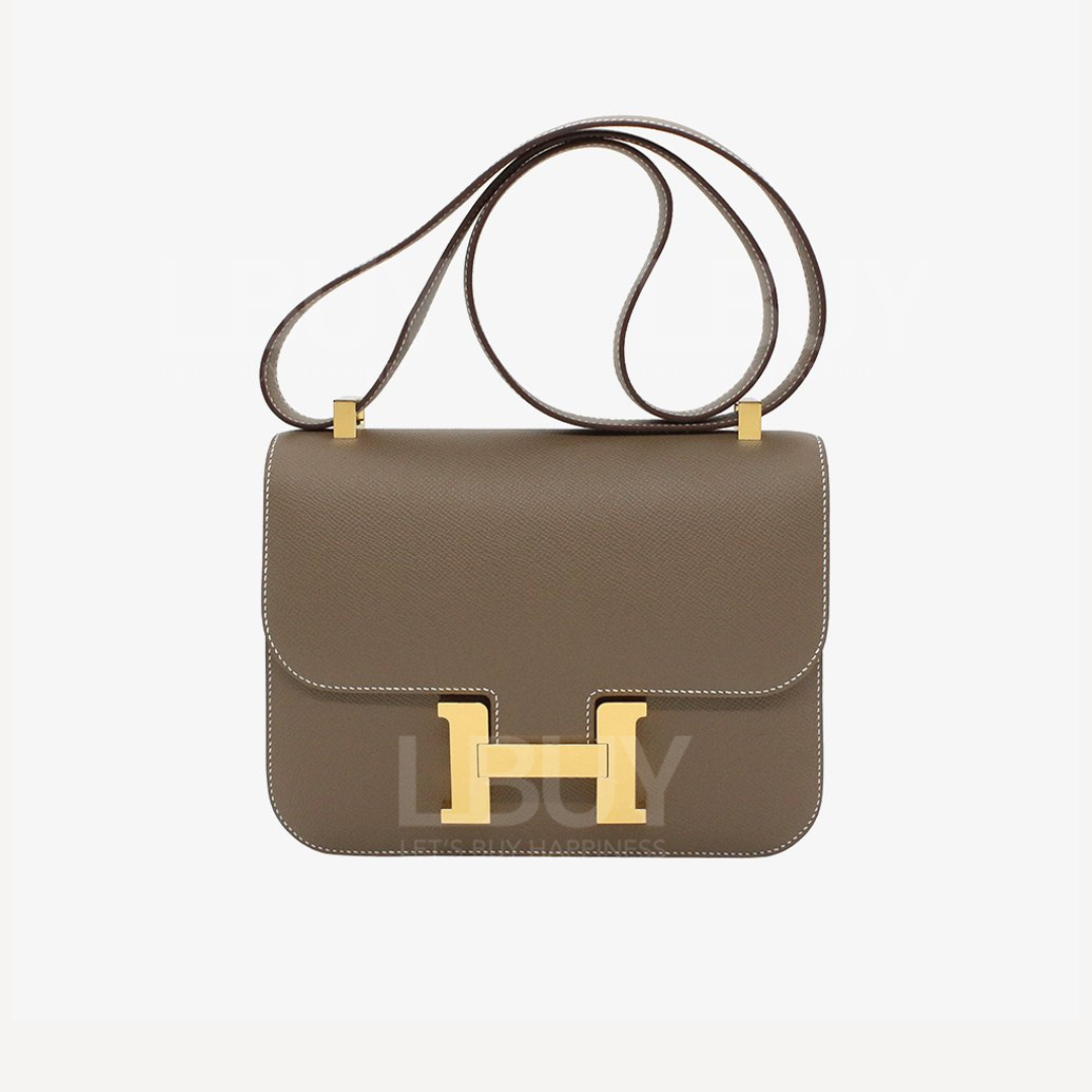 Hermes Constance 24 大象灰金扣 Epsom W Stamp