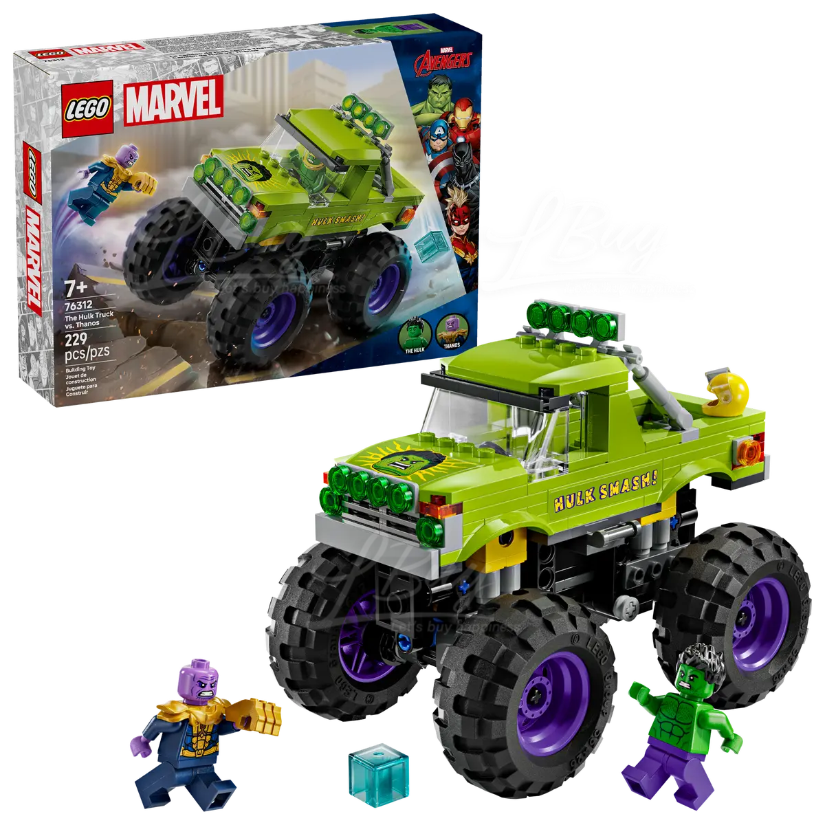 LEGO 76312 Marvel 漫威 变形侠医货车大战魁隆 7+