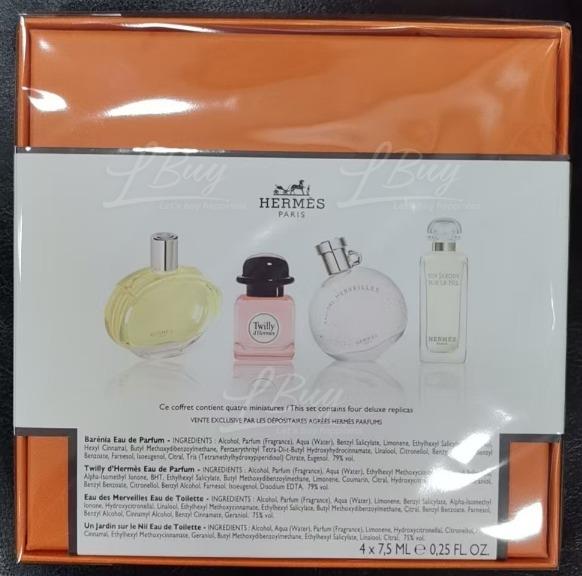 Hermès Miniature Discovery Set 7.5ml x4 (EDTx2, EDPx2)
