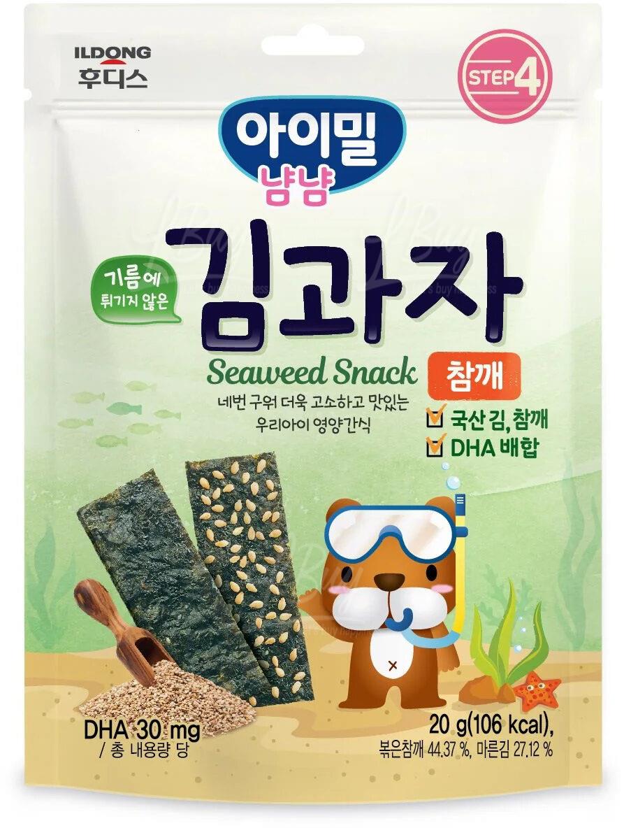 ILDONG Seaweed & Sesame Snack 20g (12M+)