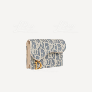Dior Saddle Bloom Card Holder