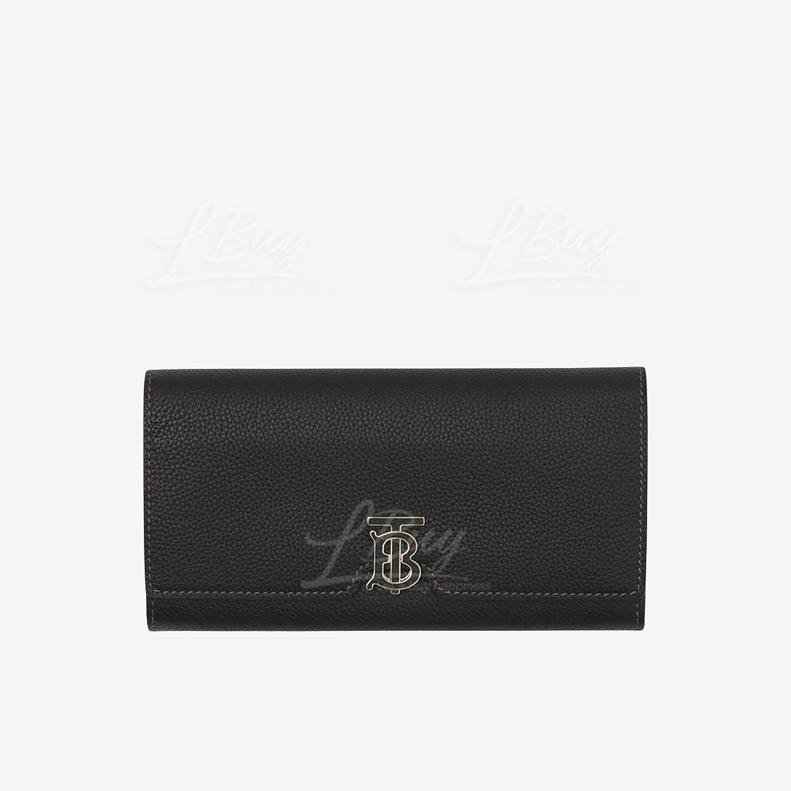 Burberry  黑色啪扣 TB长银包 80492121