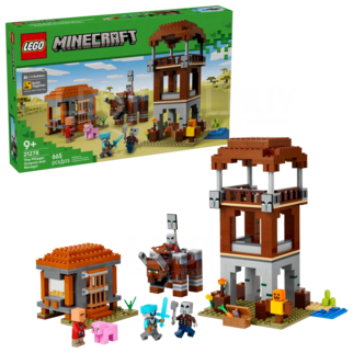 LEGO 21278 Minecraft 掠奪者基地與巨獸 9+