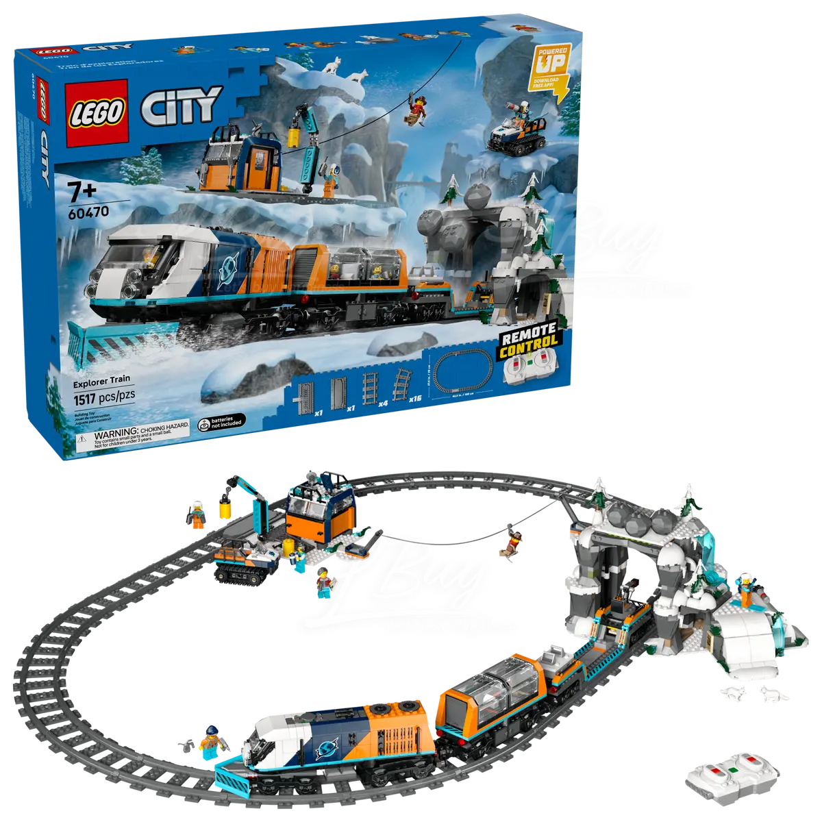 LEGO 60470 City Explorers' Arctic Polar Express Train 7+