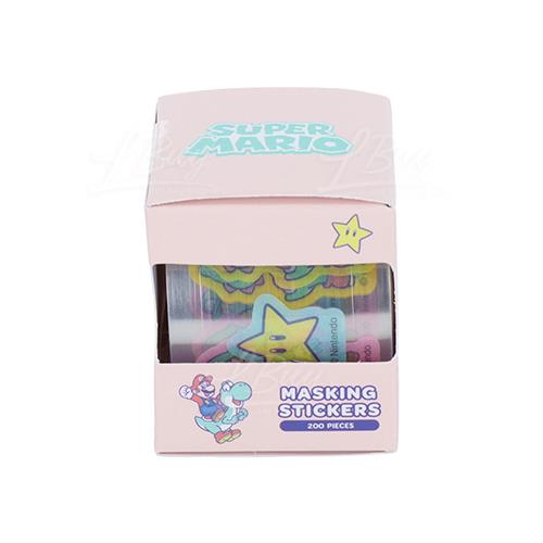 Super Mario Boxed Masking Stickers A